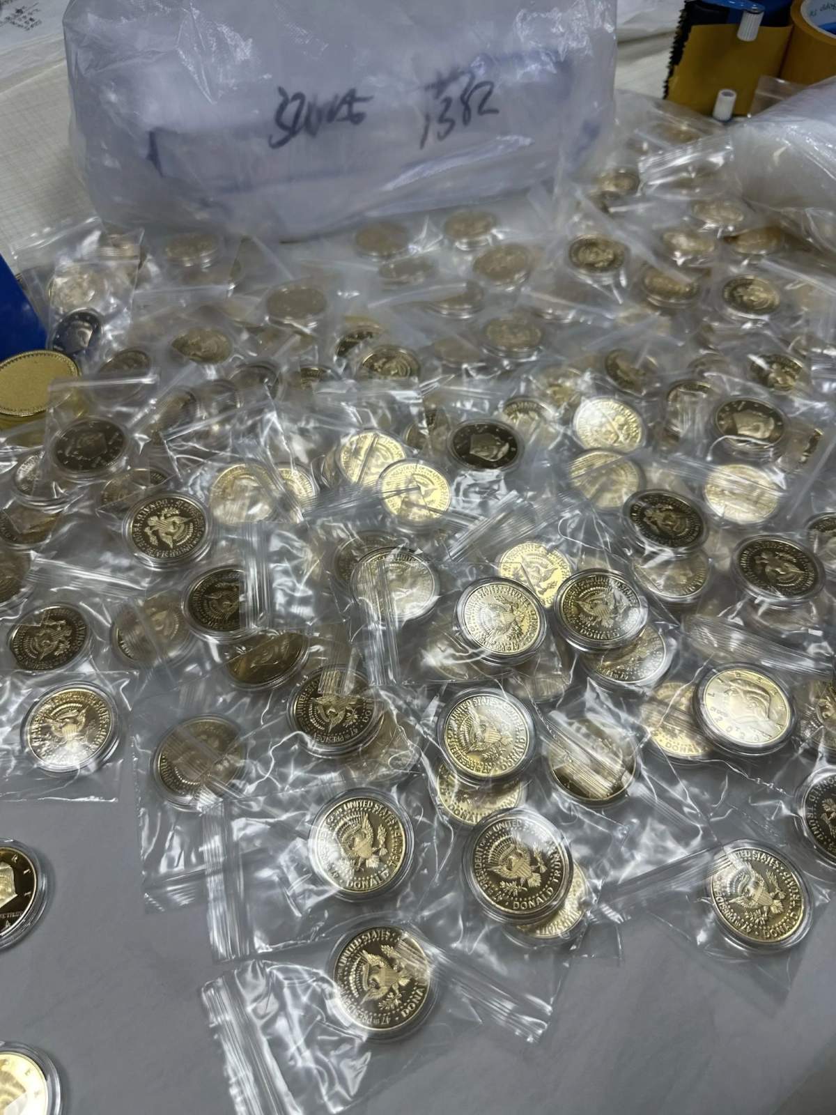 Commemorative coin production batch